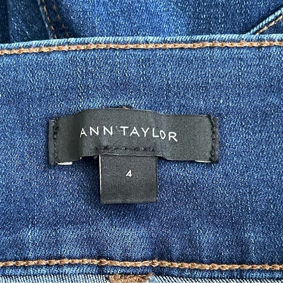 Ann Taylor The Skinny Sculpting Pocket High Rise Jeans Women’s Size 4 Blue Denim - Picture 9 of 10